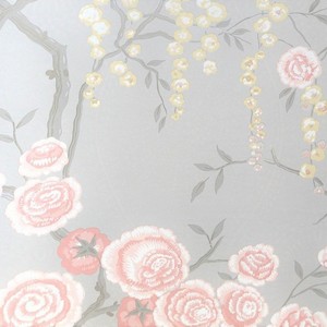 Avoir Images Fd24831 Signature Chinoiseries Motif Gris Rose Fine Decor Papier dernière par