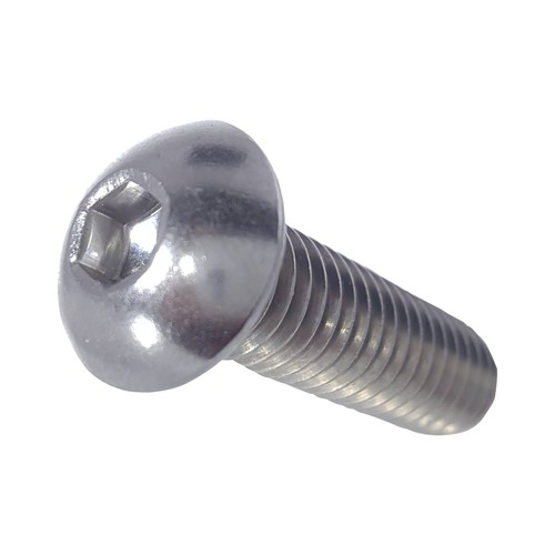M3-0.50 x 8MM Button Head Socket Cap Screws ISO 7380 Stainless Steel Qty 1000 - Picture 9 of 9