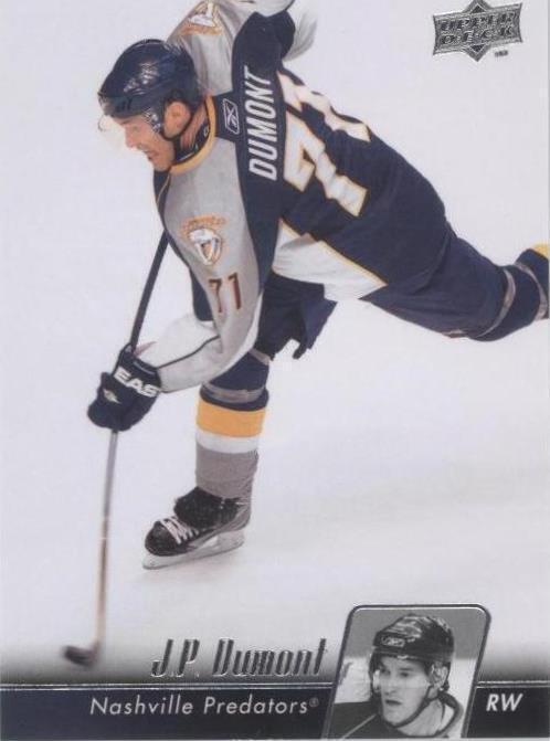 2010-11 Upper Deck - J.P. Dumont #91 - 1 of 1