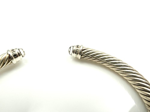 David Yurman Cable Classics Color Armband mit Amethyst und Pavé Diamanten - Bild 4 von 7