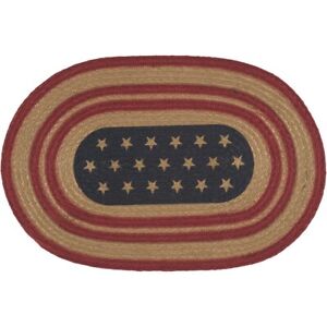 1-Placemat-Liberty-Flag-Americana-w-Stars-Table-Mat-12-034-x18-034-VHC-Primitive