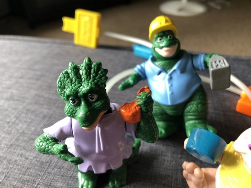 Dinosaurs 4pc Lot Dino Motion McDonalds Toys Vintage 1992 - Picture 5 of 8