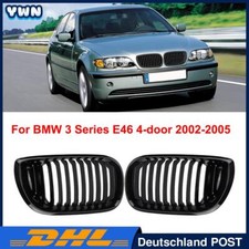 Glänz Kühlergrill Nieren Einzelsteg für BMW 3er E46 4Tür Limo Touring 01-05 LCI