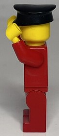 Lego Mail Carrier POST010b (Minifigure, Post Office Worker, 9348, 2011) Cad