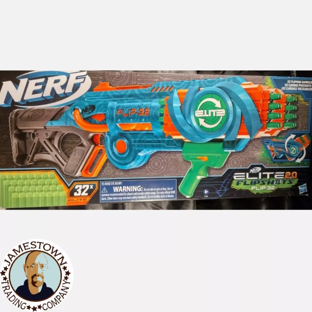  NERF Elite 2.0 Flipshots Flip-32 Blaster with 32 Dart