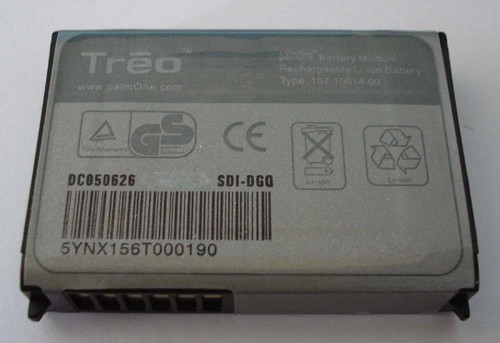 OEM Original PALM 157-10014-00 Cell Phone Battery Palm Treo 650 700p 700w 700wx - Afbeelding 1 van 1