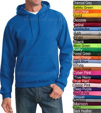 Jerzees Mens Hooded PRE-SHRUNK Sweatshirt Blended Hoodie Anti-Pill Hoody S-4XL