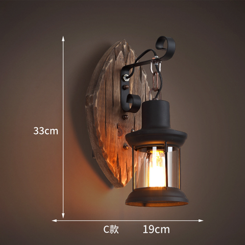 Vintage Industrial Wall Sconce Light Black Fixtures Decorative Lights Bar Mount - Picture 10 of 11
