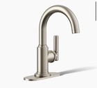 KOHLER Torrington Single Handle Single Hole Bathroom Faucet in Brushed Nickel