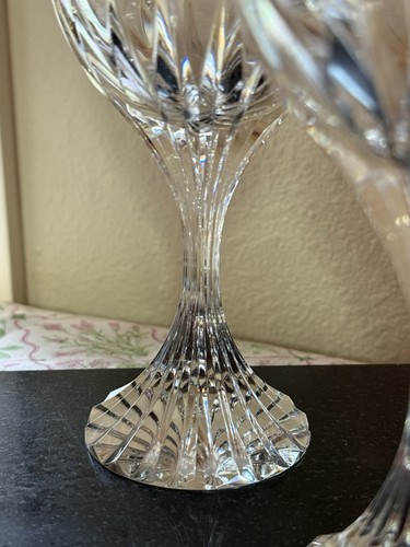 4 Stück Baccarat Frankreich Kristall Massina Wasserglas Kelch LESEN - Bild 14 von 16