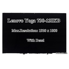 13.3" Lenovo Yoga 730-13IKB LCD LED Touch Screen Assembly Digitizer Board Bezel