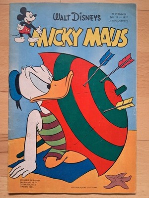Walt Disney's Mickey Mouse No.17 from August 1957 with Magazine Part - Original Comic