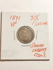 1891 VF SEATED LIBERTY DIME