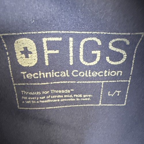 FIGS Scrub Pants Womens L T 34x32 Blue Technical Collection Nurse Aide T21004T - Picture 8 of 11