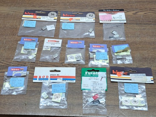SET (12) Hitec, Futuba, RCD, Receiver Kristalle verschiedene Kanäle A4