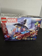 Lego 76310 Marvel Iron Man Car & Black Panther vs. Red Hulk NEW SEALED