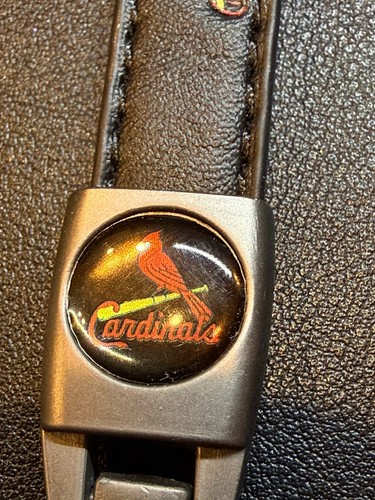 Leather Keychain For Baseball Fans St Louis Cardinals MLB Souvenir Gifts NWT - Picture 7 of 13