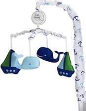 Little Bedding by NoJo Splish Splash Musical Mobile For Crib NEW