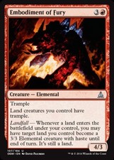 1x Embodiment of Fury - Foil MTG Oath of the Gatewatch NM Magic Foil