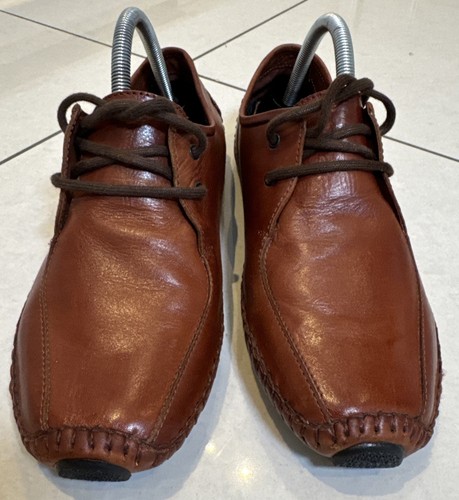 Pikolinos Brown Leather Loafers Driving Shoes Mens UK 7 Great Condition - Picture 2 of 13