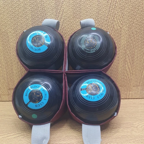 Henselite Championship Super Grip Bowls Size 5 Heavy with Botra Carry Case (C)