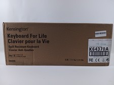 Kensington Spill Resistant Wired Keyboard K64370A, Case of 4 (New, original box)