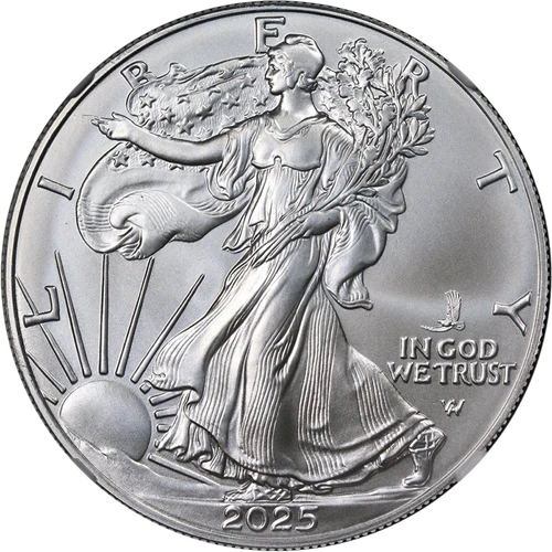 2025 (P) Silver American Eagle $1 NGC MS70 1st Eagle Privy Release 8th Era STOCK