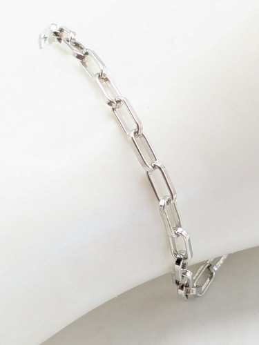 Silberfarbene Büroklammer Armband Schmuck - Bild 5 von 8