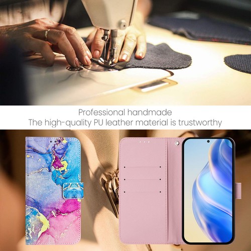 Pretty Folded Wallet Leather Phone Case Cover For Samsung Galaxy S25 S24 S23 S22 - Picture 156 of 168