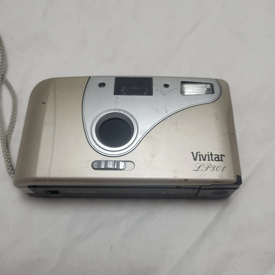 Vivitar LP301 35MM Film Camera - Compact Silver Cam Picture - Image 2 of 4