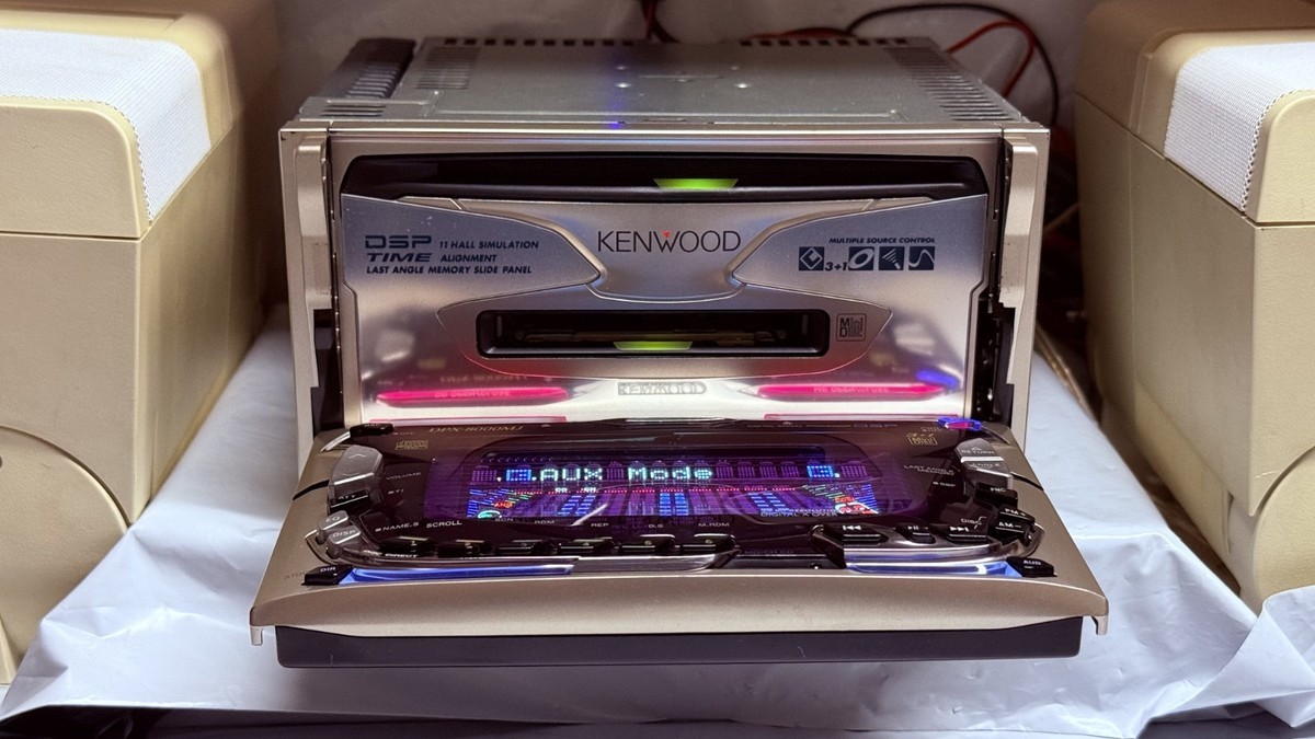 KENWOOD DPX-8000MJ 2DIN CD 3MD Changer DSP Car Stereo w/ External