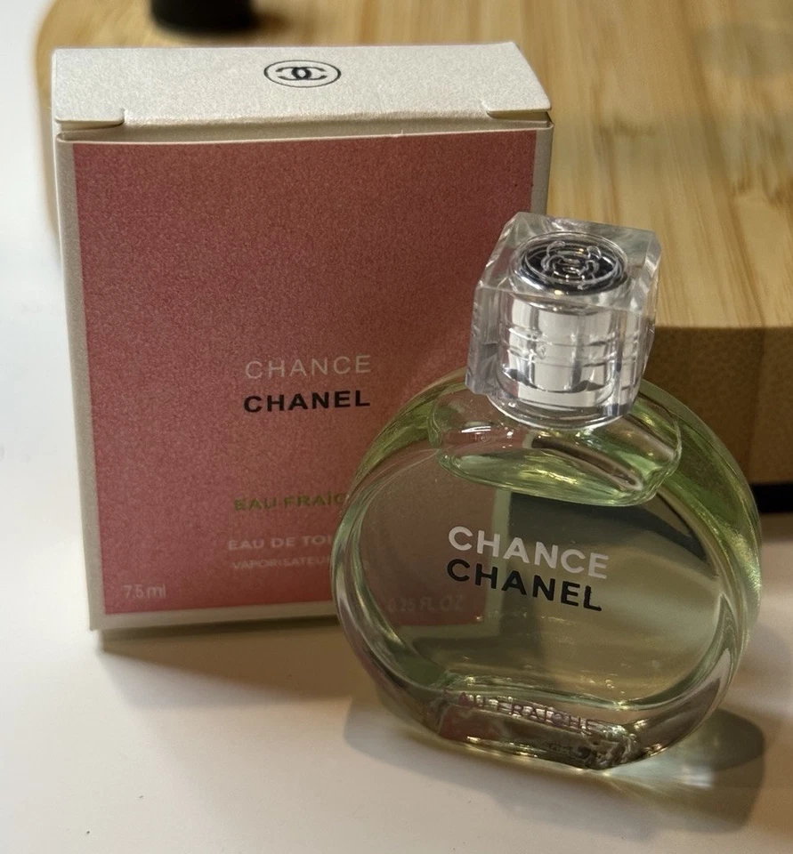 Chanel • Chance • EAU FRAICHE • 7,5 ml EDT Eau de Toilette Dabber Splash Nuevo en Caja Foto 4 de 4