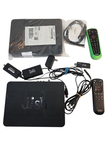 Lot Of 2 Dish Wally Hd Satellite Receivers 1 New One Used With Other Accessories