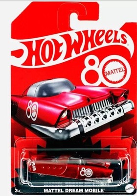 1:64 Hot Wheels 2025 Mattel's 80th Anniversary Dream Mobile, USA Import,Neu/OVP