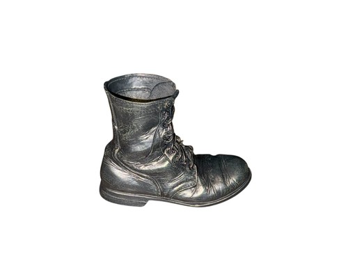 Just The Right Shoe de Raine (Lorraine Vail) Bota Militar Negra #25501 con caja - Imagen 4 de 5