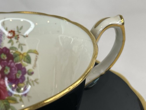 Vintage Hammersley & Co. (England) Bone China Tasse & Untertasse - Bild 23 von 24