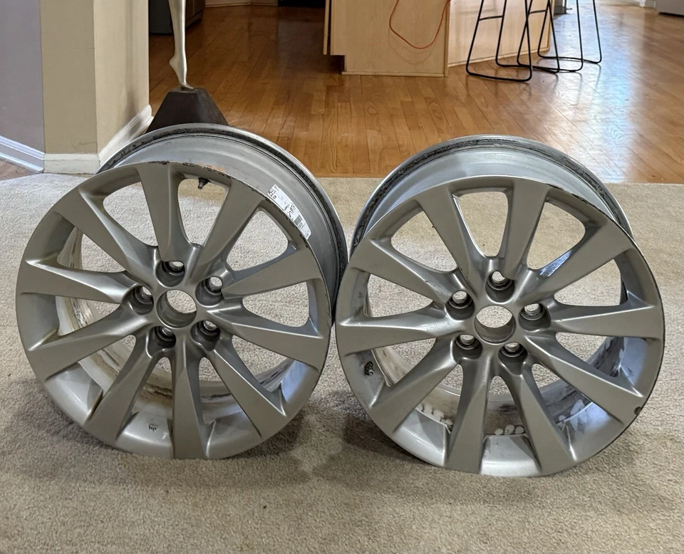 2010 Lexus LS460 OEM Rim Factory Wheel 18" X 7.5" 10 Spoke Scuffs 10 2011 2012 - Image 3 of 4