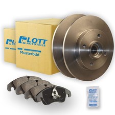 2 BREMSSCHEIBEN 260mm + BREMSBELÄGE VORNE FÜR VW TRANSPORTER T4 BUS u.a.