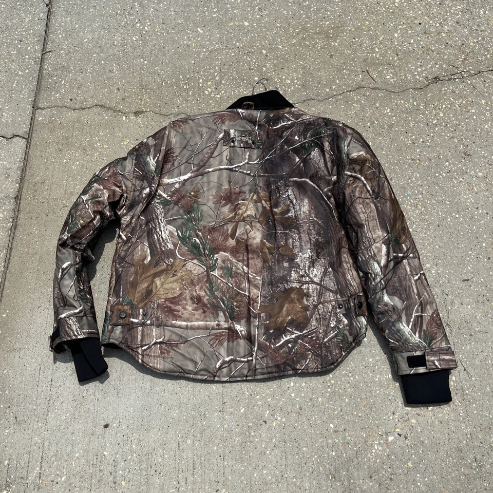 Mens Red Head Mountain Stalker Bone Dry Waterproof Camo Realtree Jacket Medium - Image 2 of 4