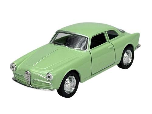 WELLY OLD TIMER 1954 ALFA ROMEO GIULIETTA GREEN 1:34 DIE CAST METAL MODEL NEW - Picture 2 of 7