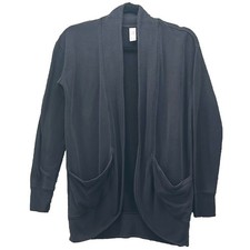 Athleta Girls Cardigan XL Open Front Relaxed Cozy Winter Layering Casual