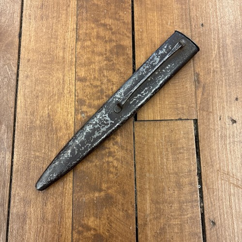 Original WW1-WW2 French World War II Fighting Knife BAYONET SCABBARD RARE