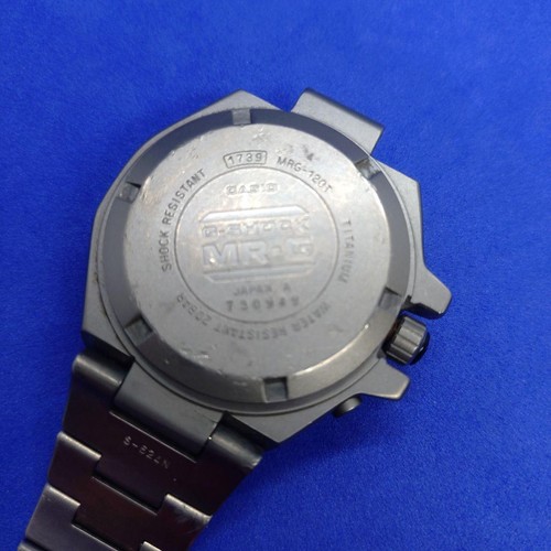 Casio MRG-120T G-Shock MR-G Destro Titanium Vintage Quarzuhr ohne Gürtel JP - Bild 3 von 5