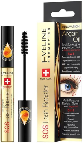 SOS Lash Booster Siero Multifunzionale per Ciglia Con Olio Di Argan 5In1, 10 Ml - Foto 10 di 12