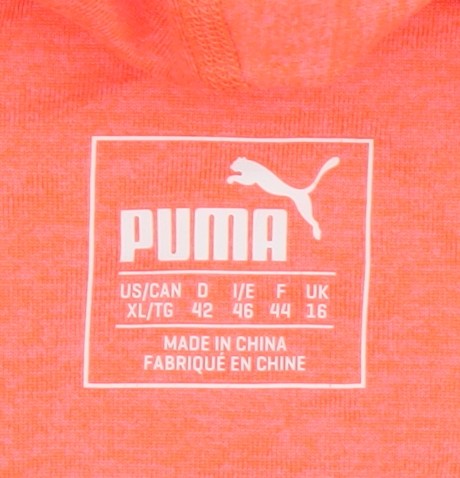Puma Kapuzenpullover Unisex orange, Größe 16, Langarm - Bild 3 von 12