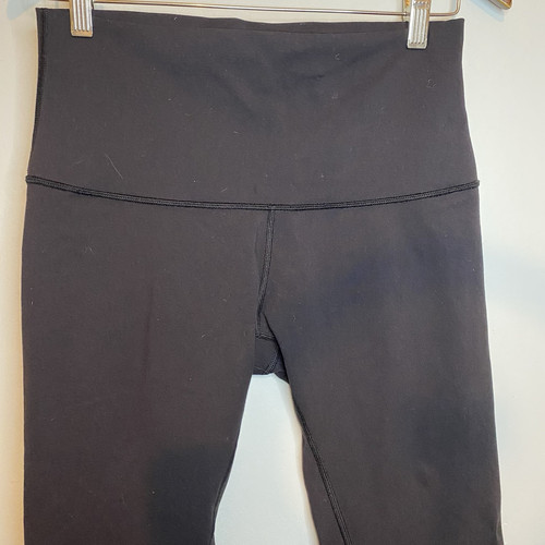 Lululemon Wunder Under Crop Hi-Rise 21” Black Leggings 1st release Sz 10 - Picture 6 of 12