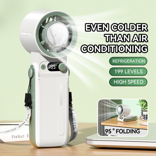 Ventilateur Portable avec 199 Niveaux de Vitesse et Batterie 10000mAh pour Voyag - Afbeelding 12 van 15