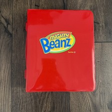 Mighty Beanz Series 2 Red Storage Case Holder Container Binder Vintage Toy