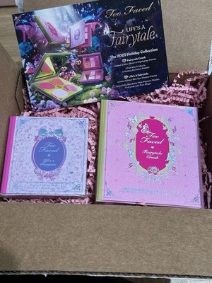 Too Faced Fairytale Crush Limited Edition Eyeshadow, Blush Highlighter Palettes