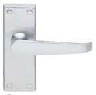 Door Handles Satin Chrome Domestic Commercial Use CBV31SC Victorian Lever Latch